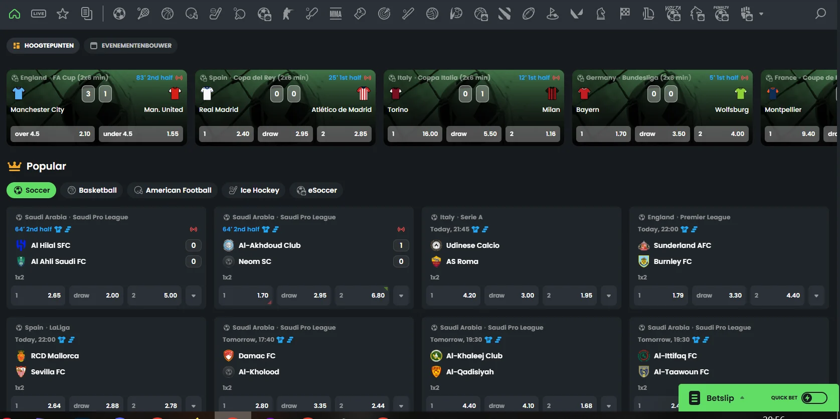 Winnerz casino sport